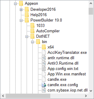 Ultimate Suite for PowerBuilder Folder Explorer